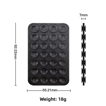 Silicone suction cup phone