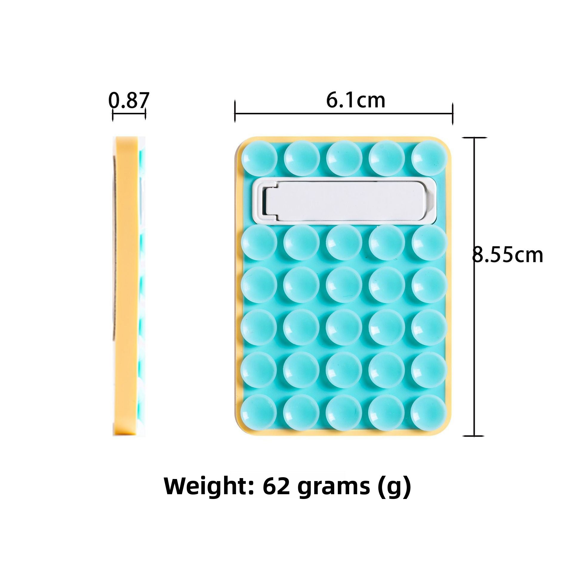 Silicone suction cup phone