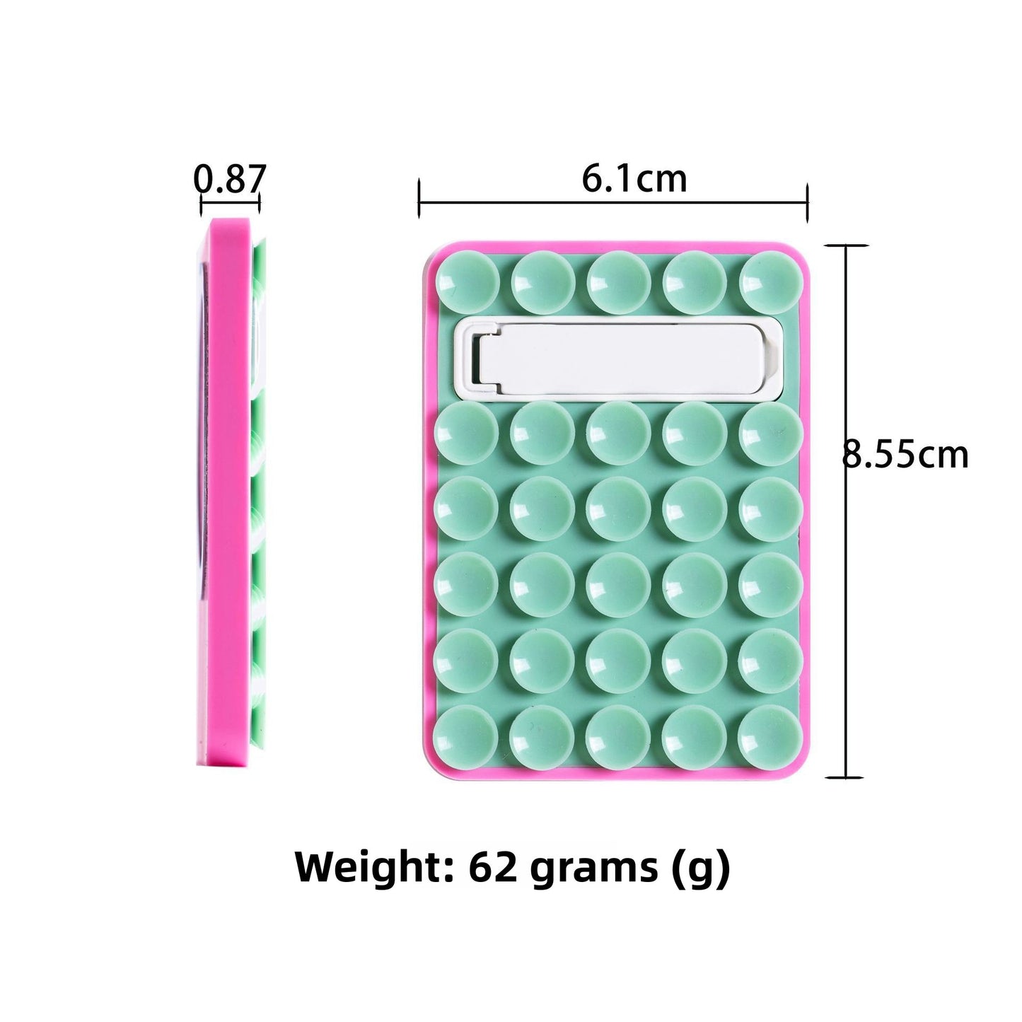 Silicone suction cup phone
