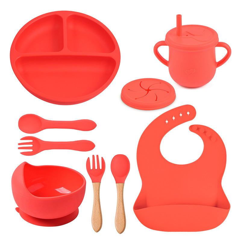 silicone tableware set