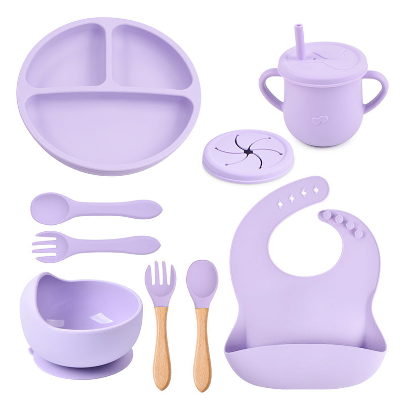 silicone tableware set