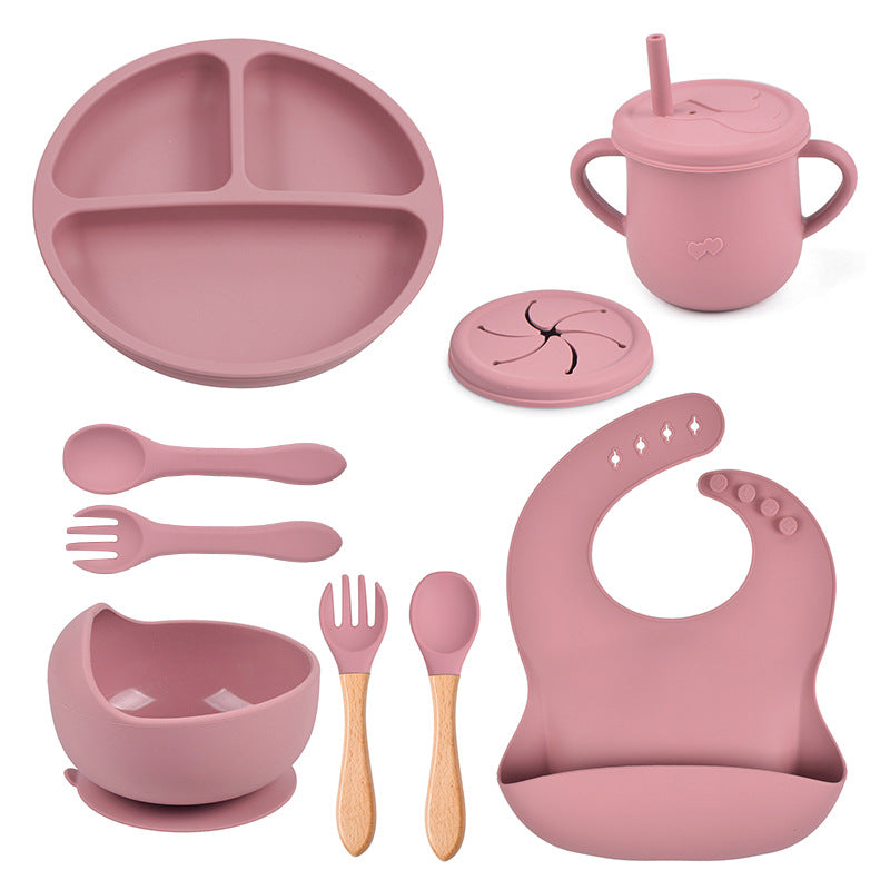 silicone tableware set