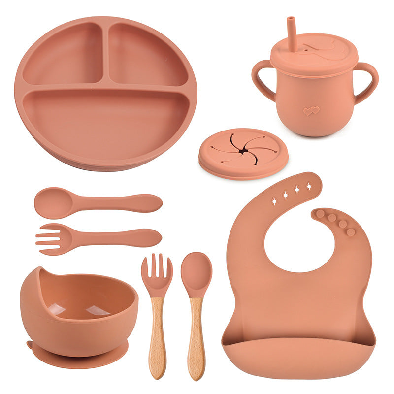 silicone tableware set