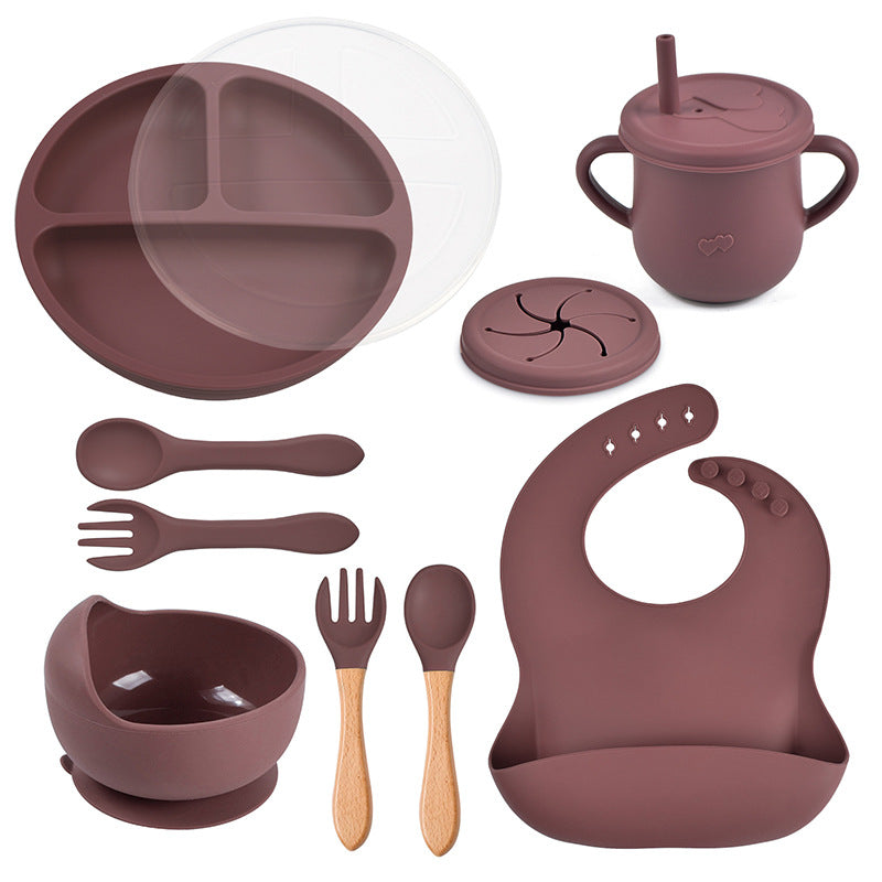silicone tableware set