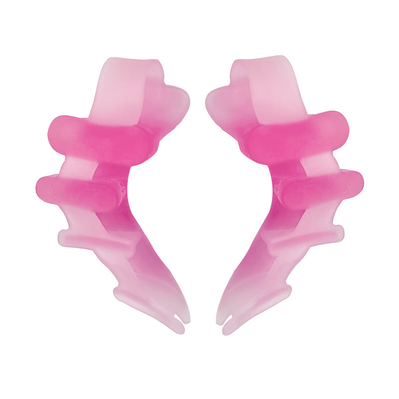 silicone thumb valgus correction day and night overlapping toe separator SEBS double hole toe divider