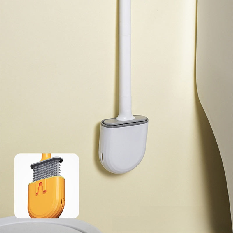 silicone toilet brush