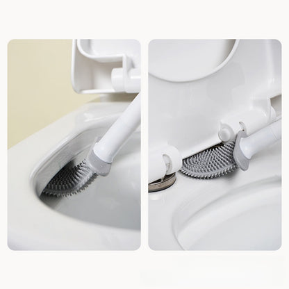 silicone toilet brush