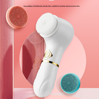 Silicone Vibration Facial Cleansing Brush