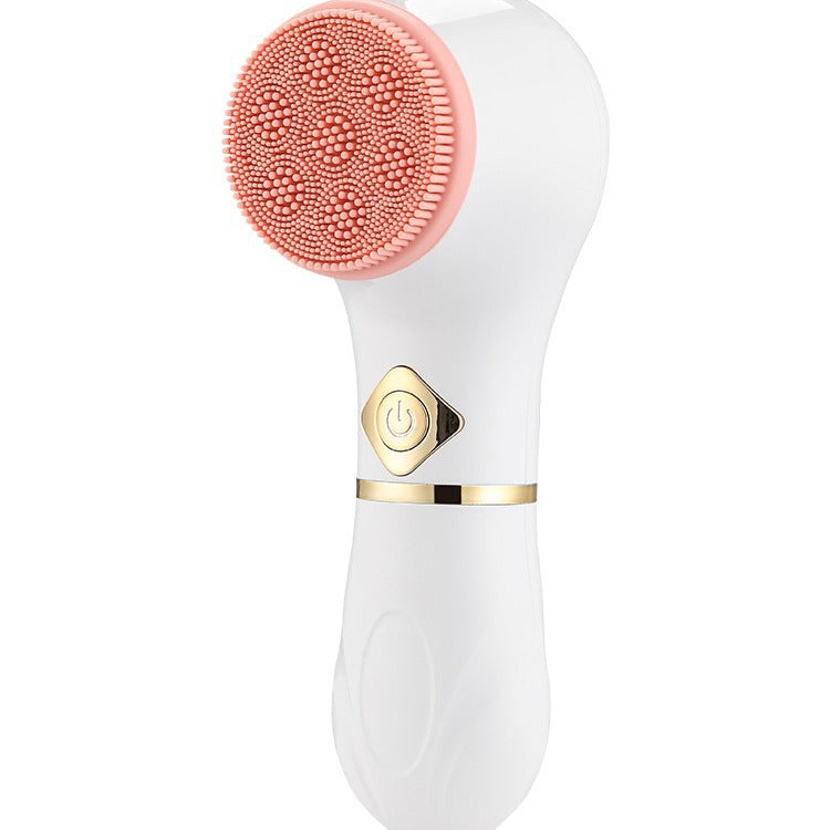 Silicone Vibration Facial Cleansing Brush
