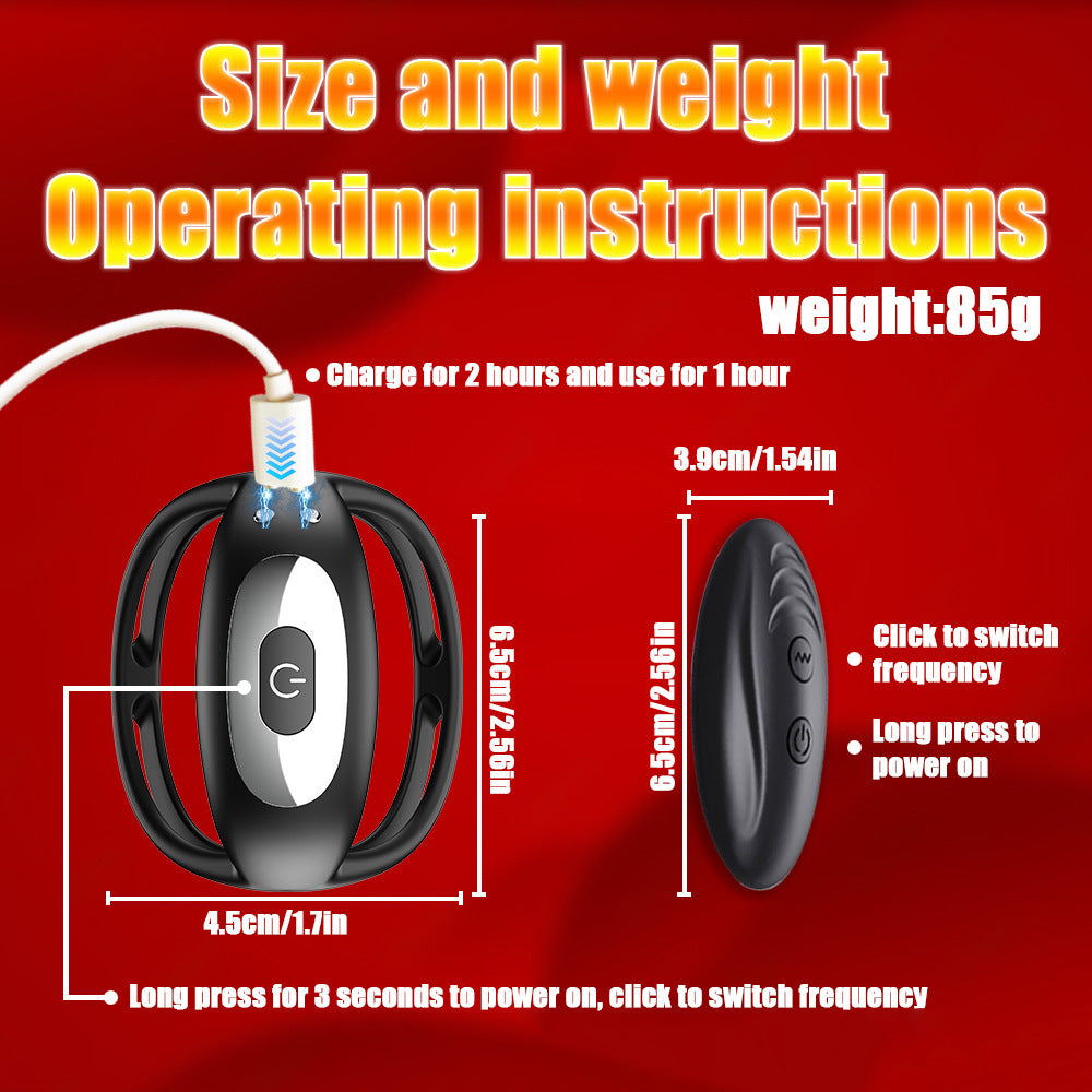 Silicone Vibration Ring with App Control