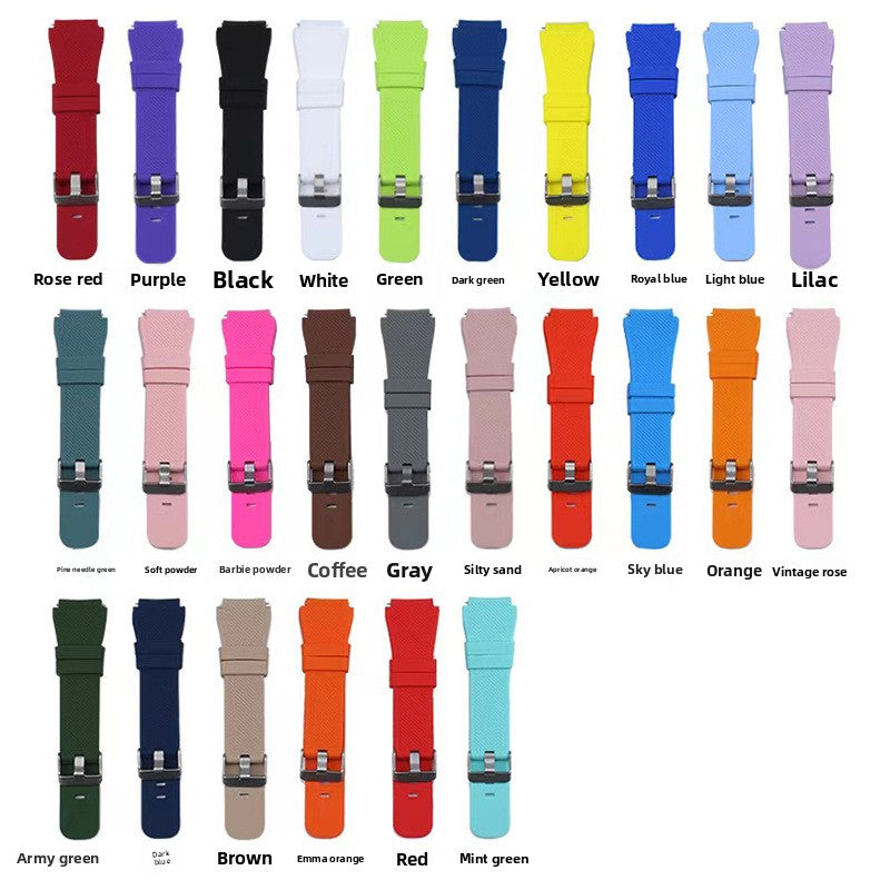 Silicone Watch Strap for Samsung S3 22mm Quick Release