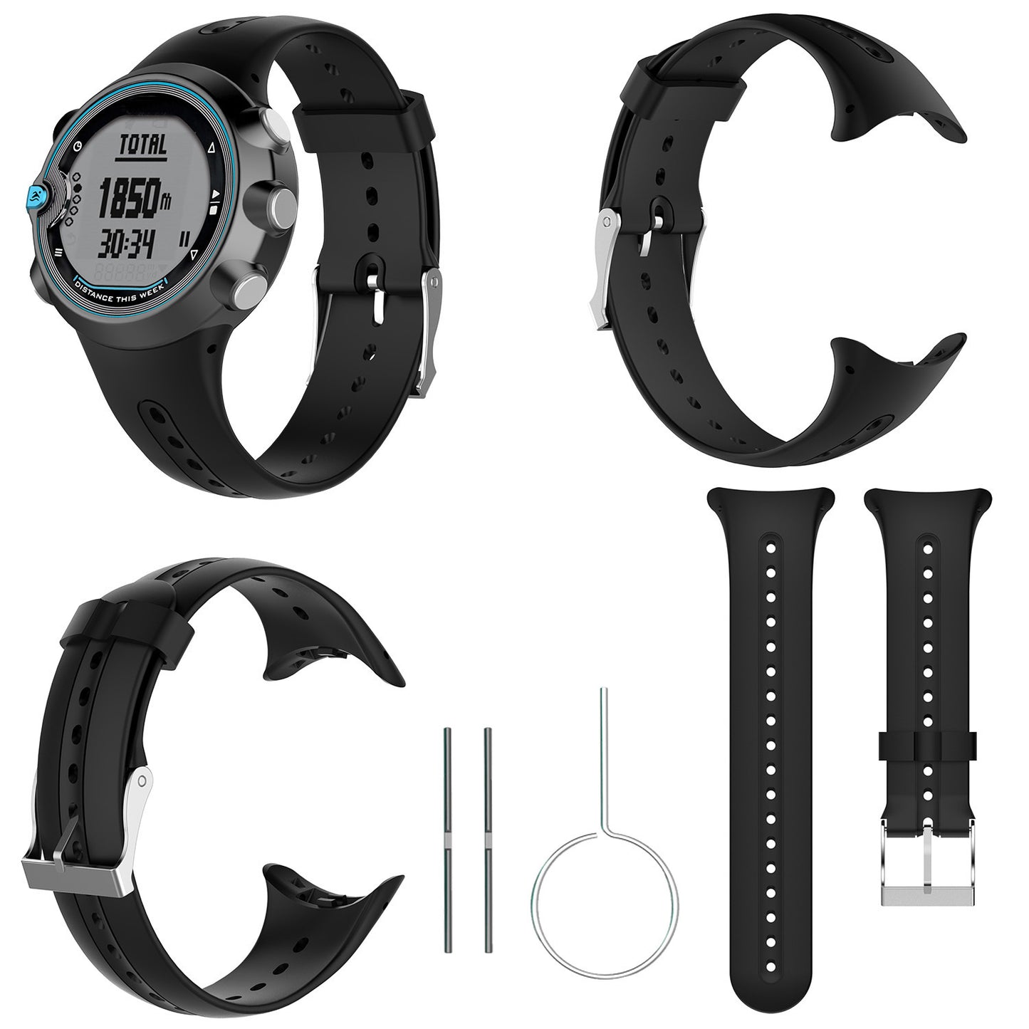 silicone watch strap