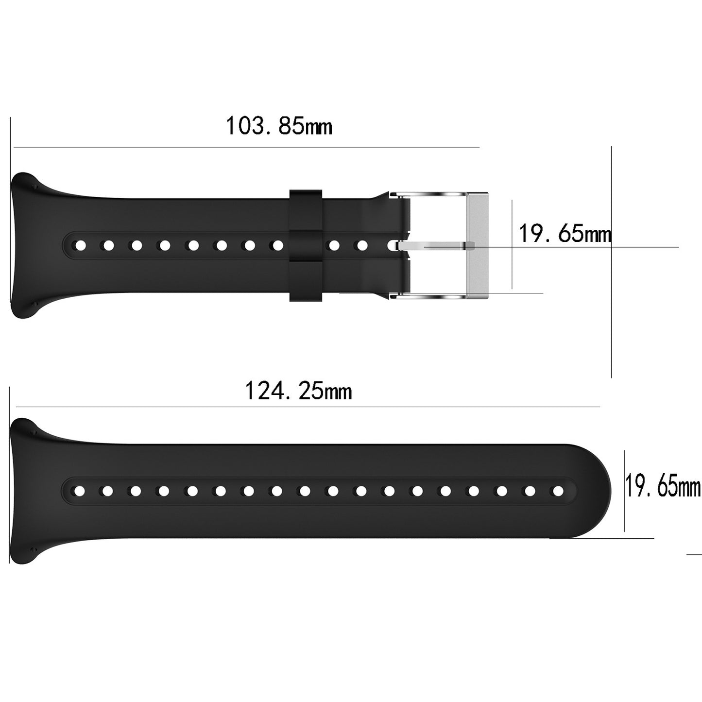 silicone watch strap