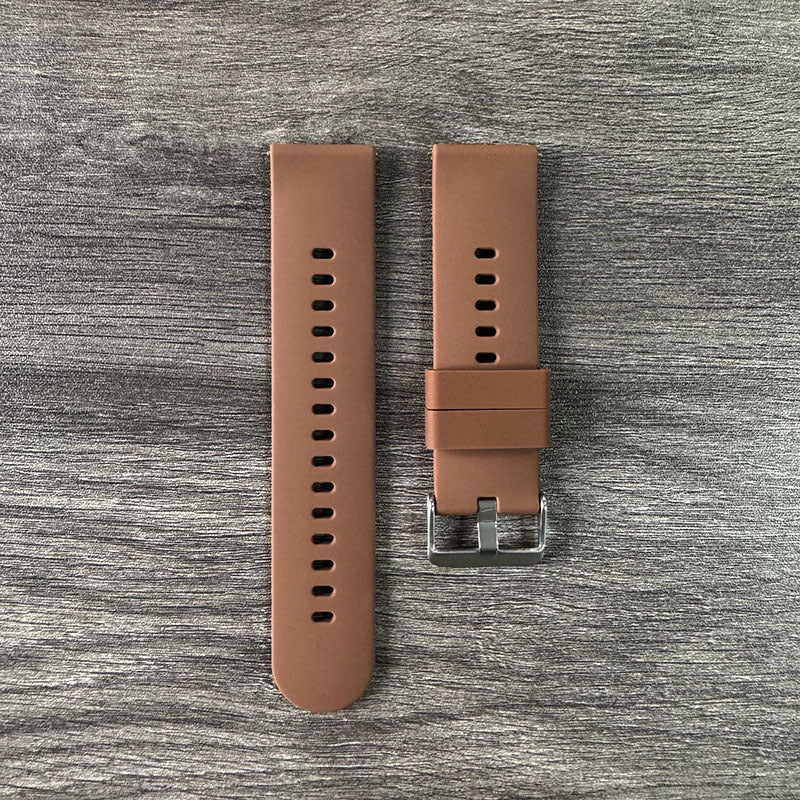 Silicone watch strap
