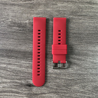 Silicone watch strap