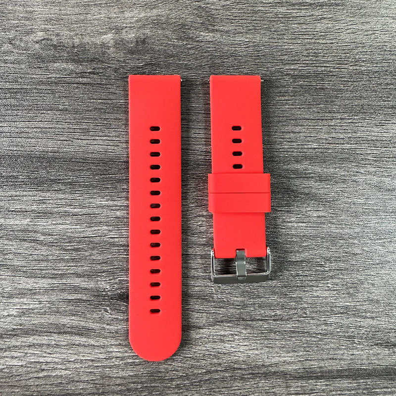 Silicone watch strap