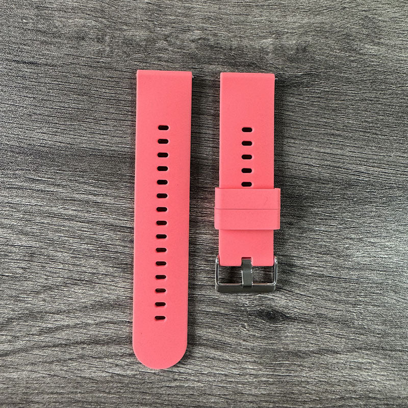 Silicone watch strap