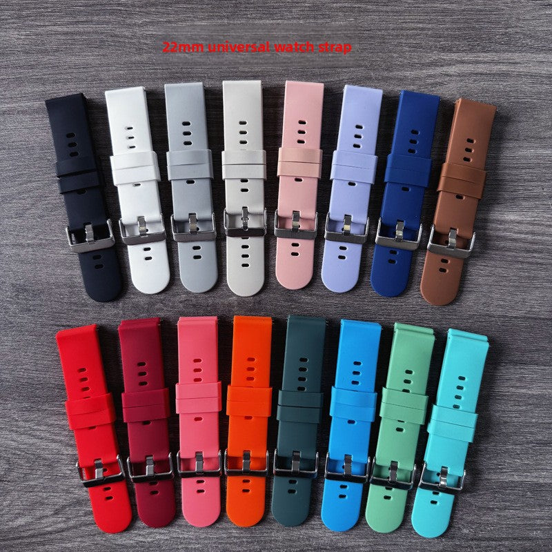 Silicone watch strap