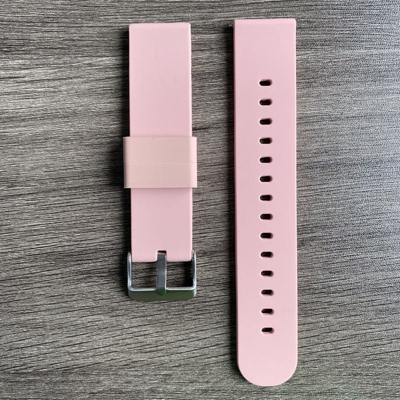 Silicone watch strap