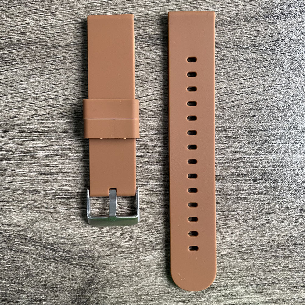 Silicone watch strap