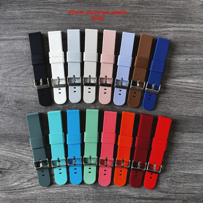 Silicone watch strap