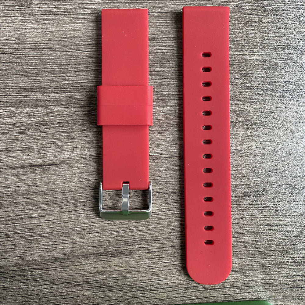Silicone watch strap