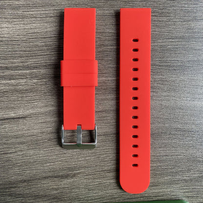Silicone watch strap