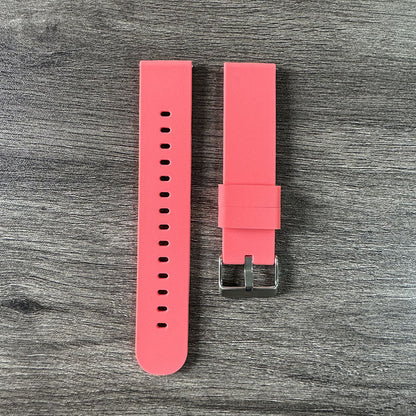 Silicone watch strap