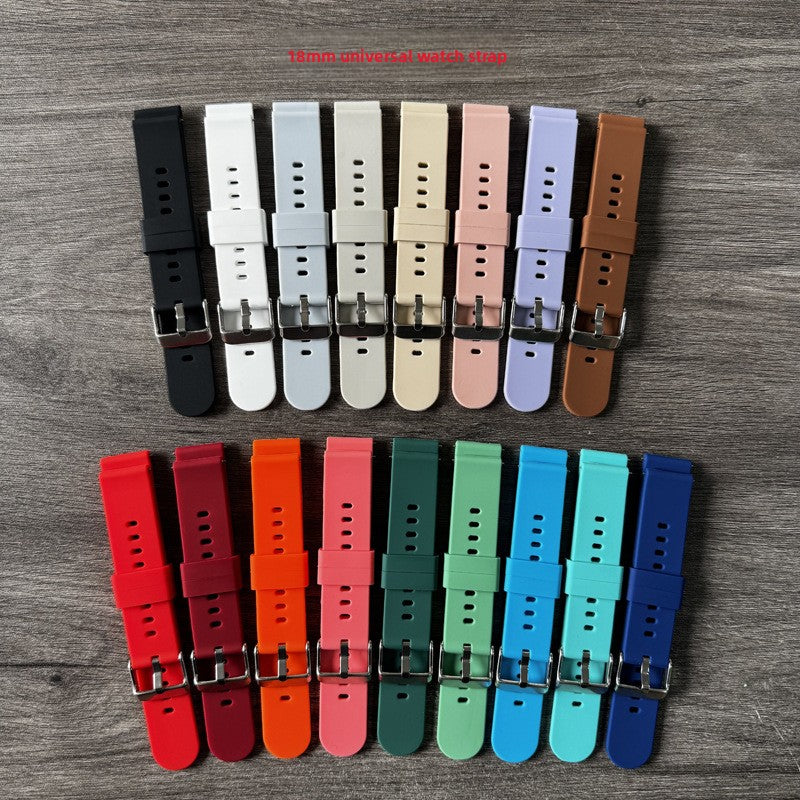 Silicone watch strap
