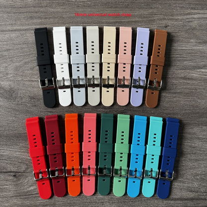 Silicone watch strap