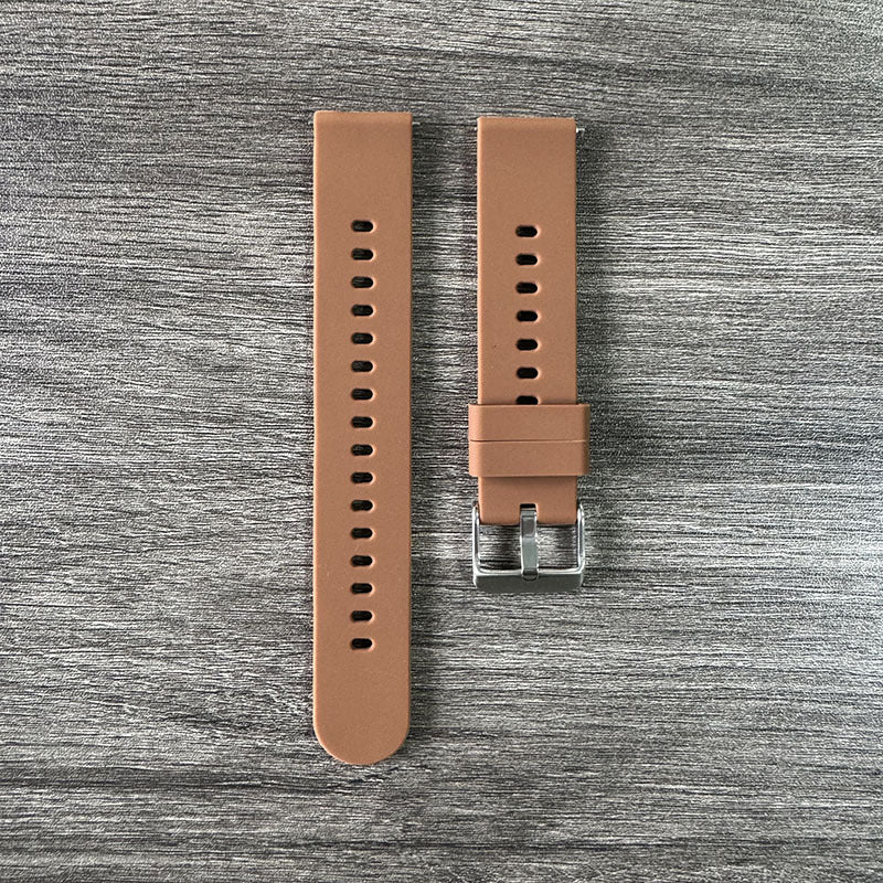 Silicone watch strap