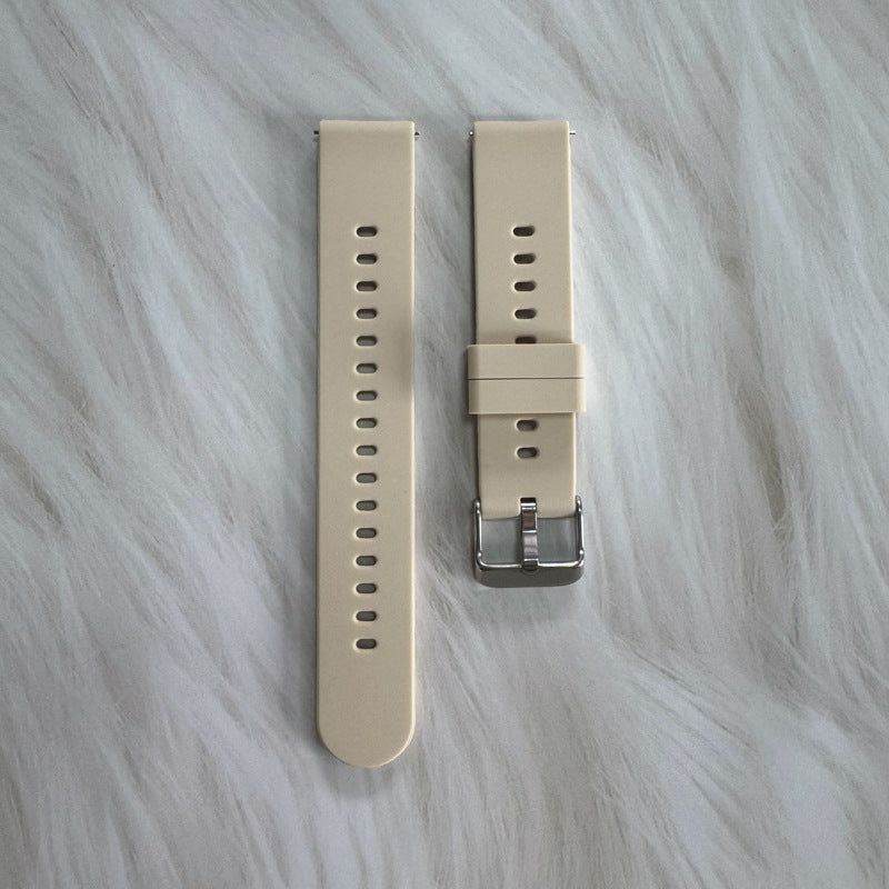 Silicone watch strap