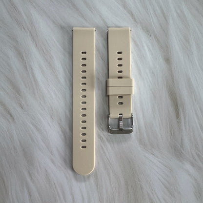 Silicone watch strap