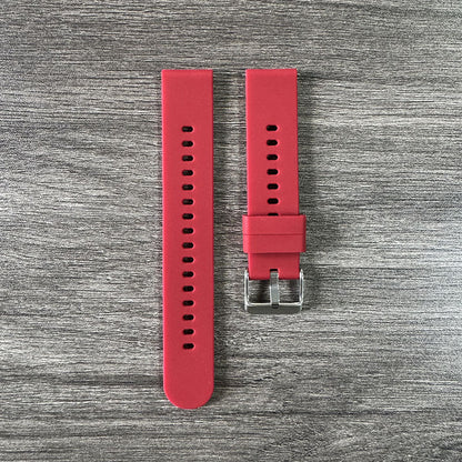 Silicone watch strap