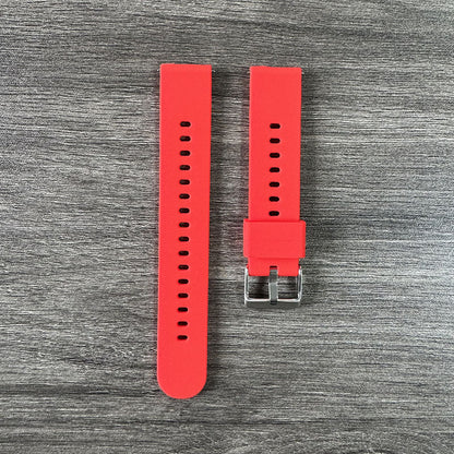 Silicone watch strap