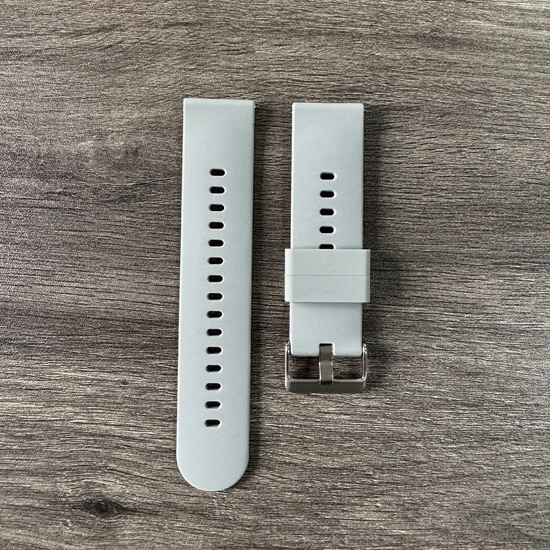 Silicone watch strap