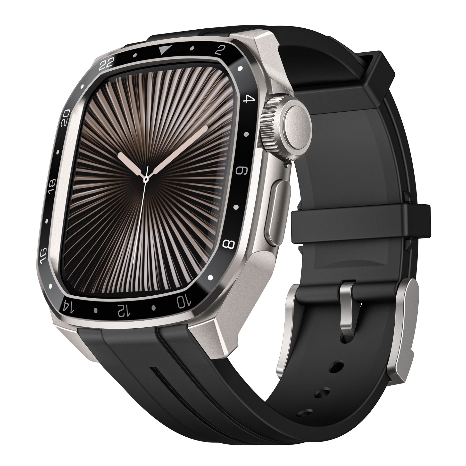 Silicone Watch Strap with Protective Case for iWatch