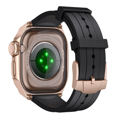 Silicone Watch Strap with Protective Case for iWatch