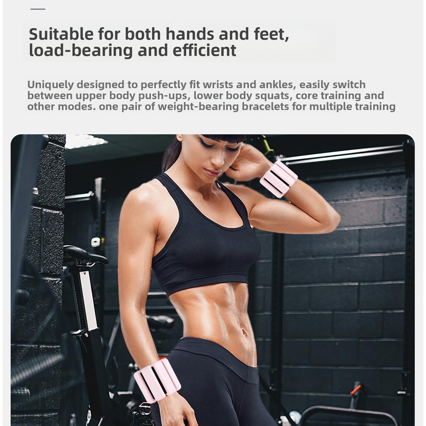 Silicone Weight Wristbands for Fitness Training