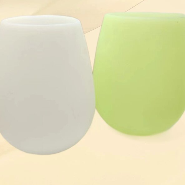 Silicone Wine Glass, Beverage Cup, Outdoor Portable Anti-Fall Small Wine Glass