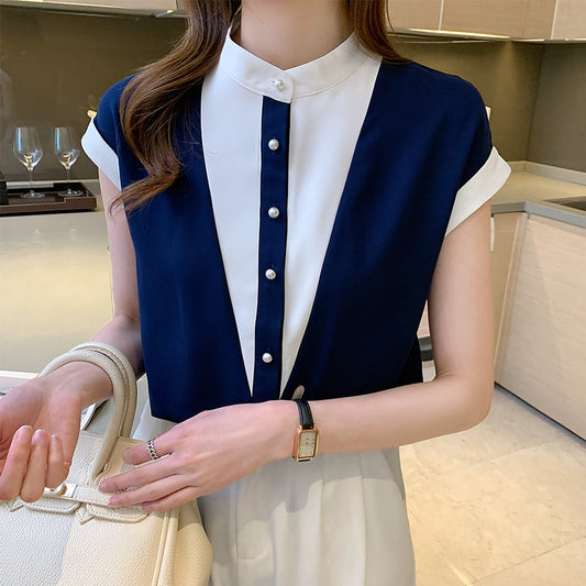 Silk chiffon blouse