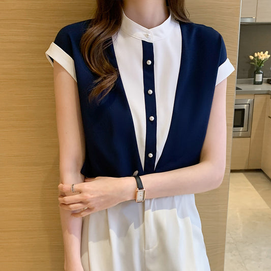 Silk chiffon blouse