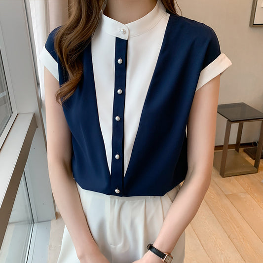 Silk chiffon blouse