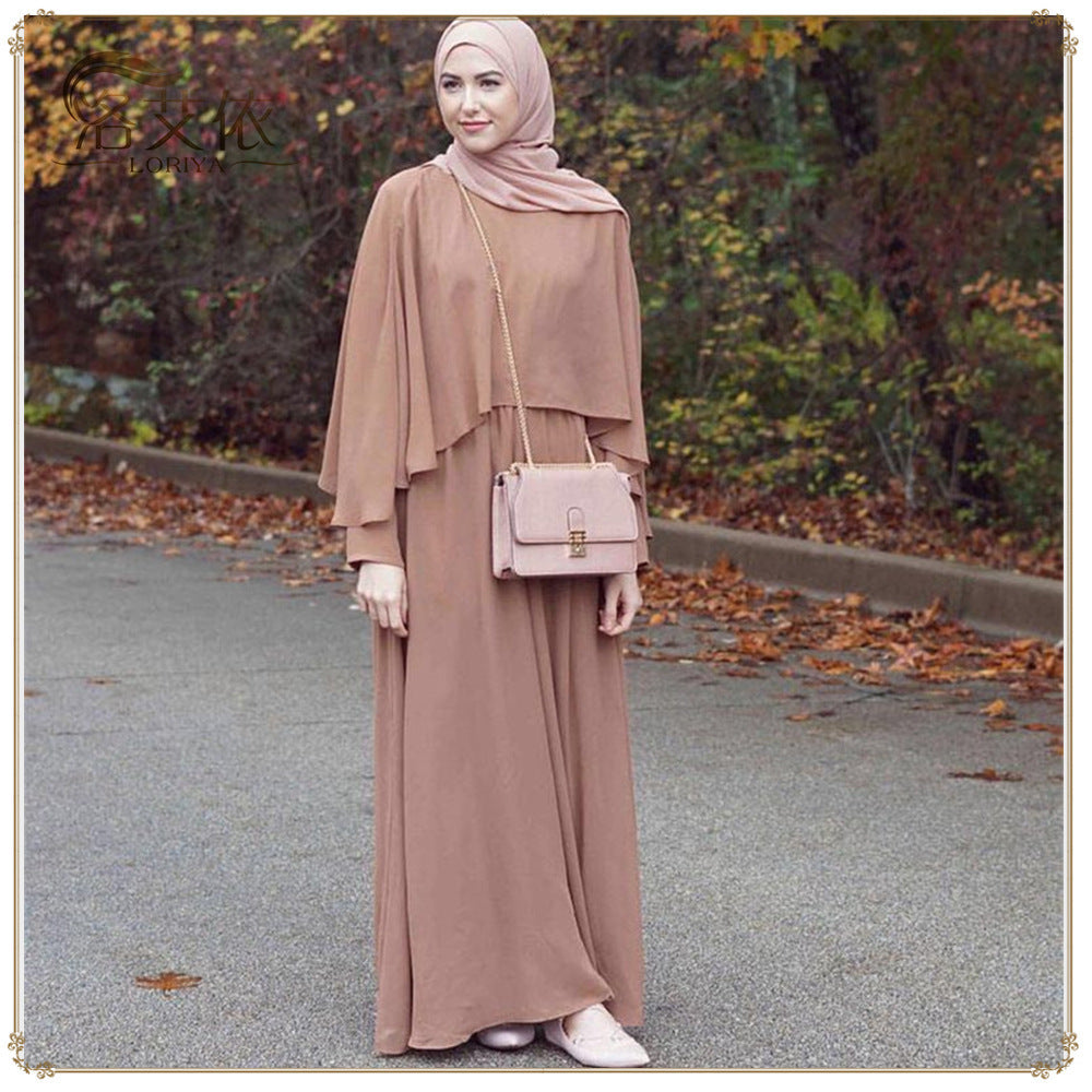 Silk chiffon dress