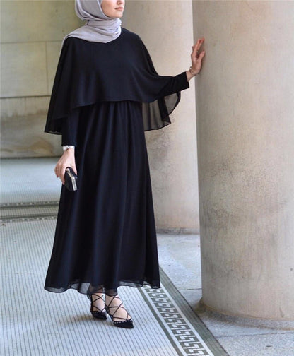 Silk chiffon dress