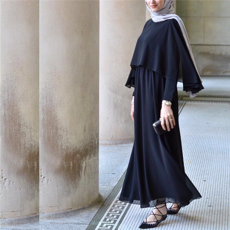 Silk chiffon dress