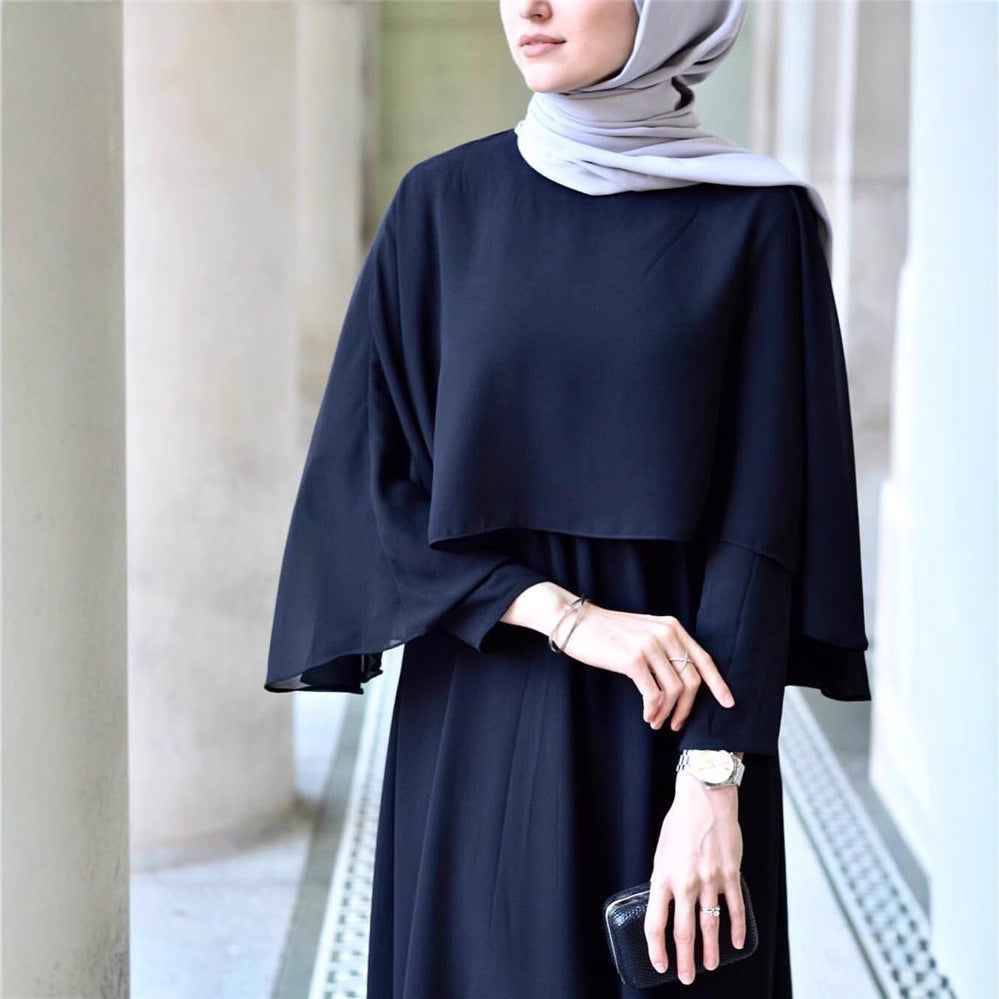 Silk chiffon dress