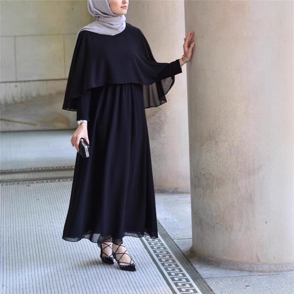 Silk chiffon dress