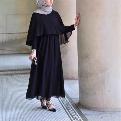 Silk chiffon dress