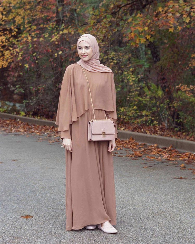 Silk chiffon dress